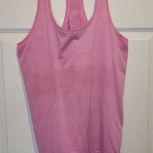 Lululemon swiftly tank pink size 10